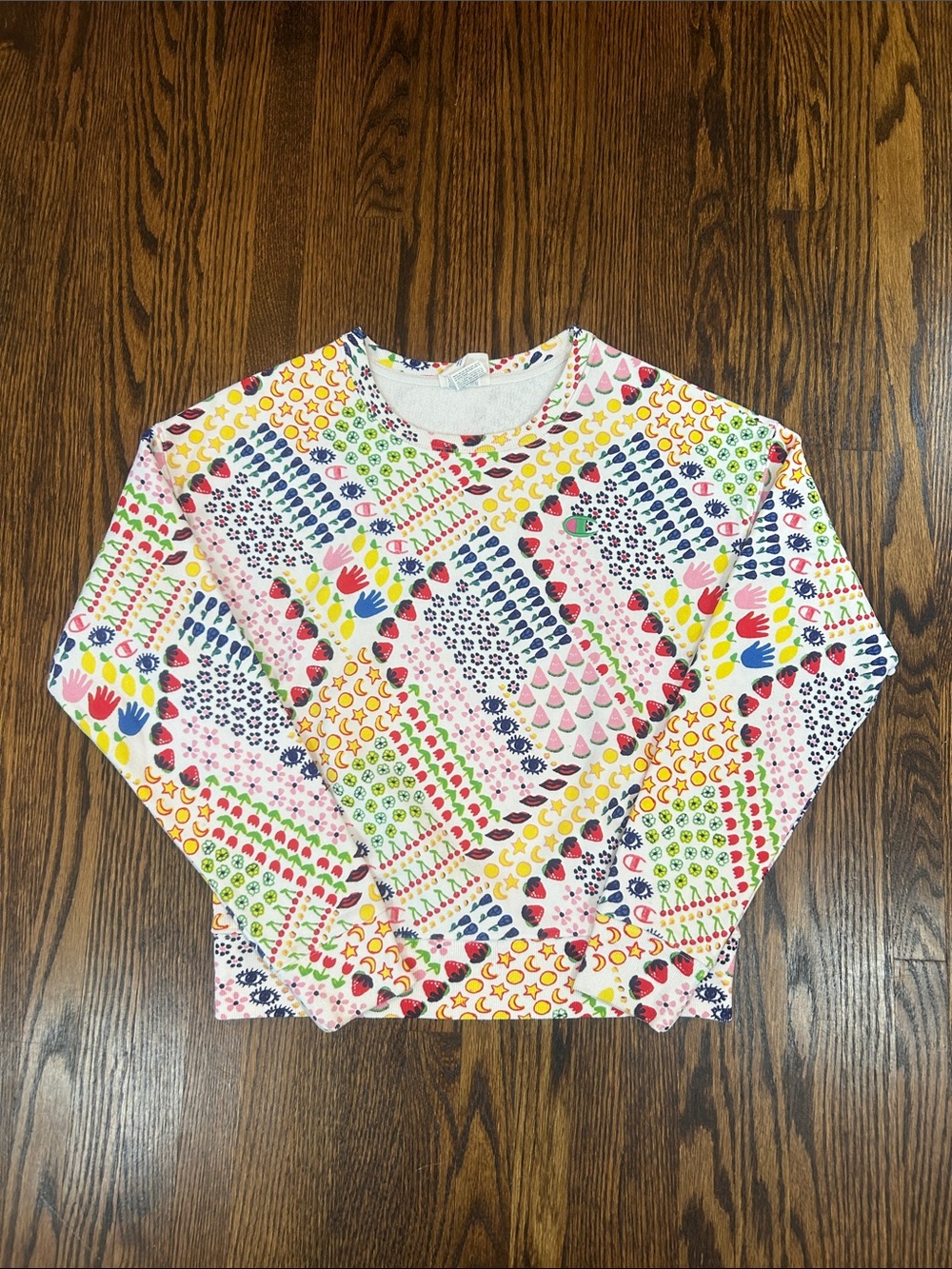 Champion Reverse Weave All Over Print Fruit Sweatshirt